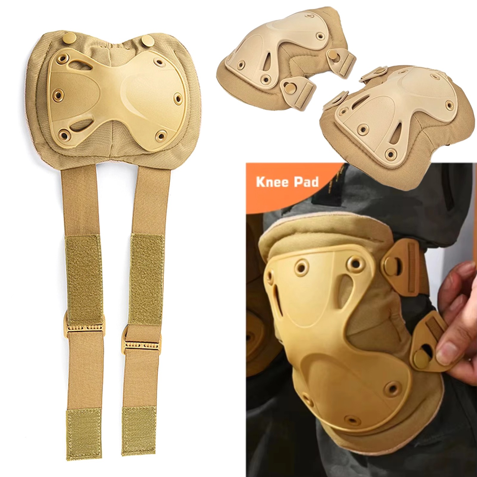 Knee Leg Pads for Flooring Work Gardening Adjustable Anti-slip Knee Cap Protecto
