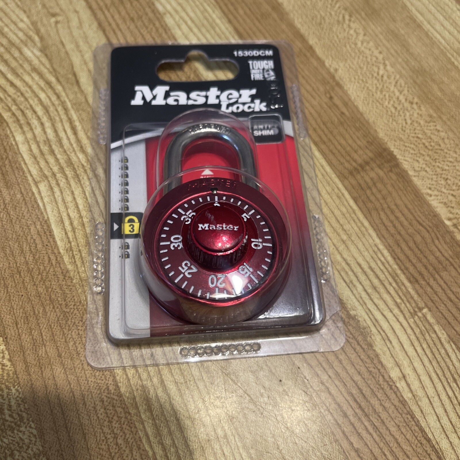 Master Lock Padlock, Standard Dial Combination Lock, 1-7/8 in. Wide New!