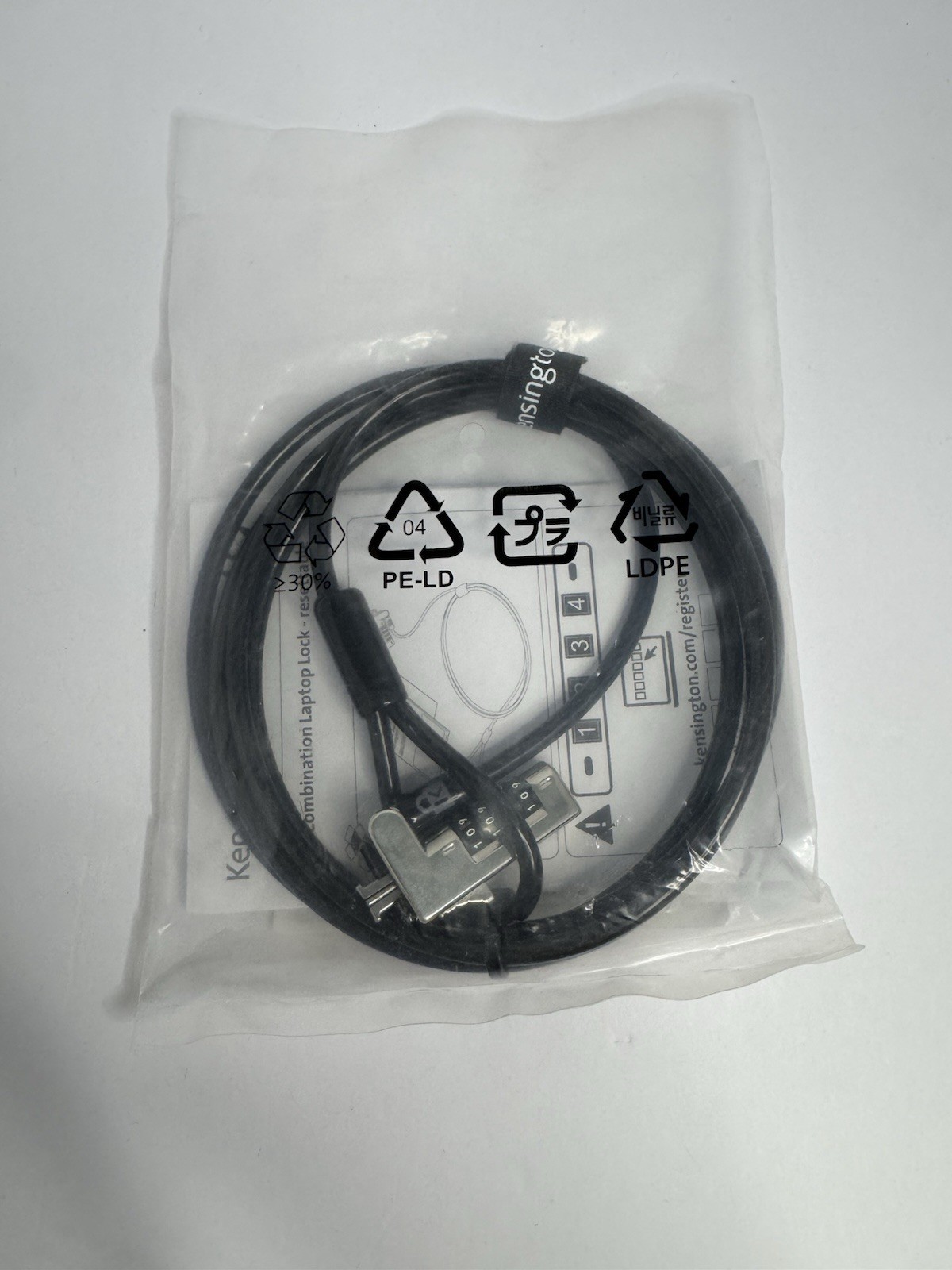 Kensington - SLIM Lockhead Combination LAPTOP LOCK - K60600WW (NEW)