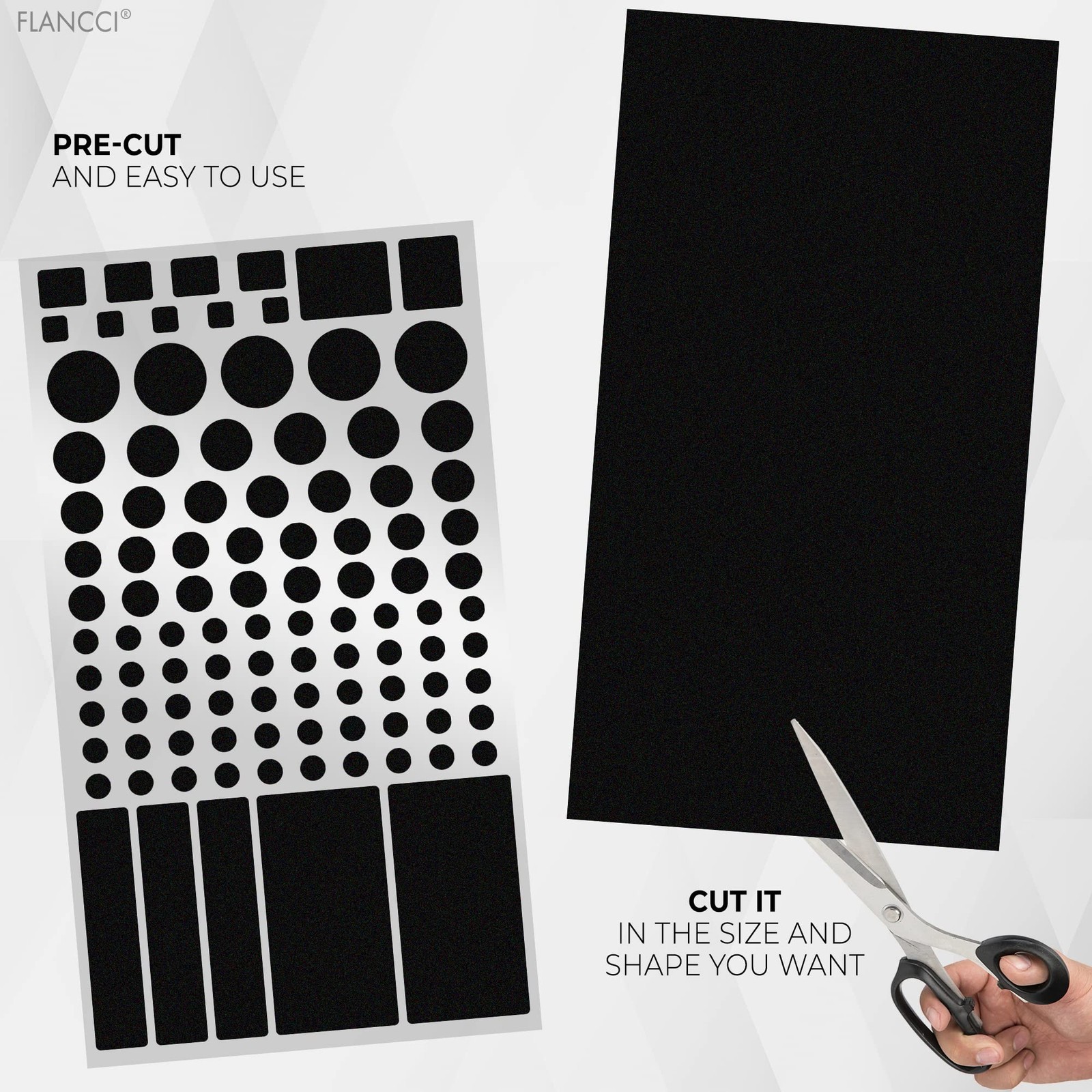 Flancci Led Light Blocking Stickers - Blackout Led Covers, Dim 50%80%