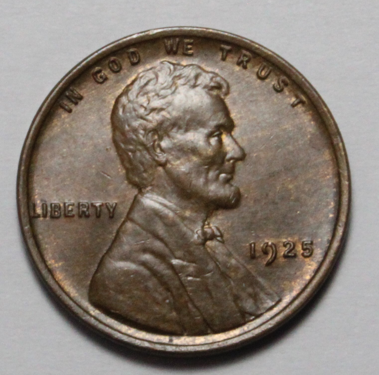 1925 Lincoln Wheat Cent HU137
