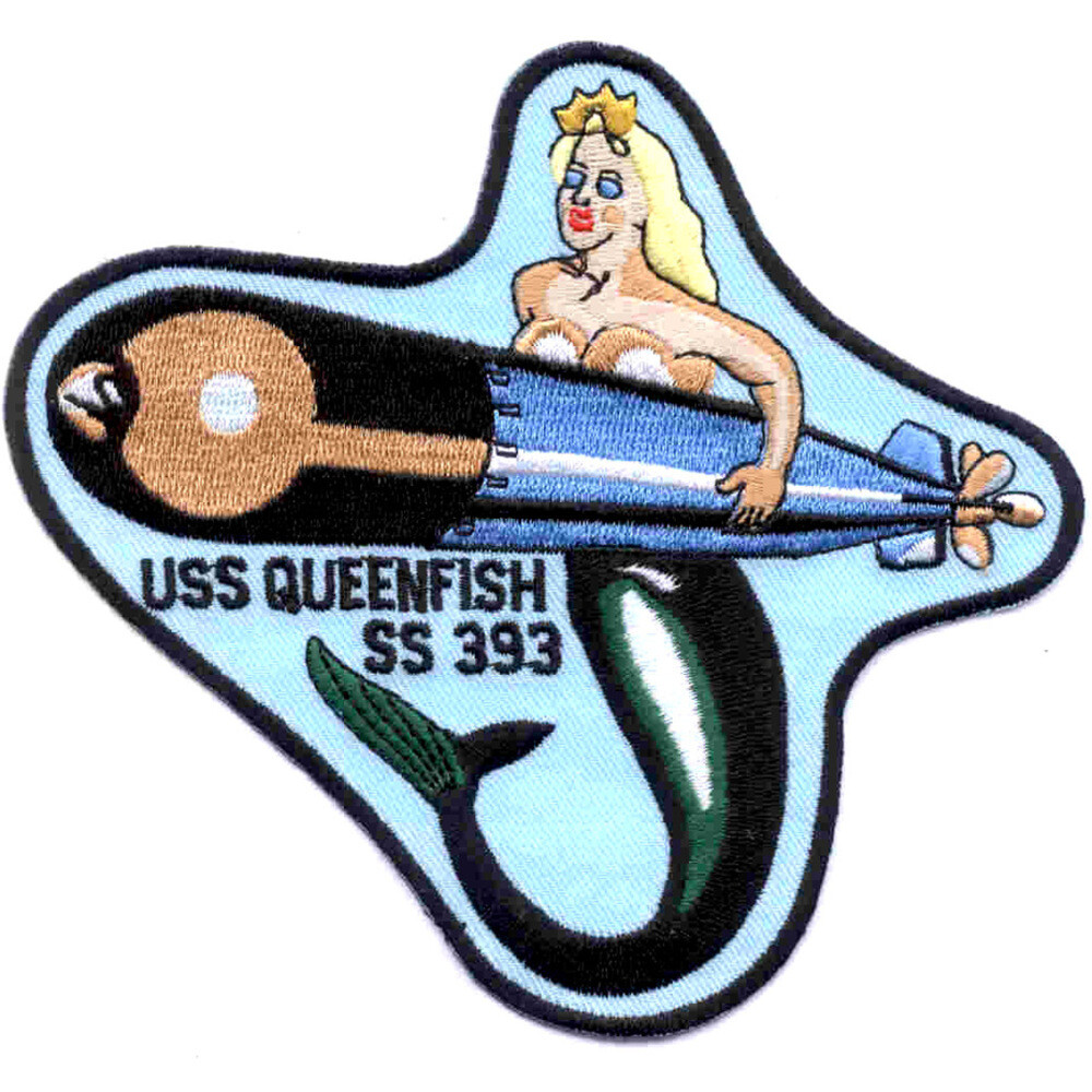 SS-393 USS Queenfish Patch - Version B