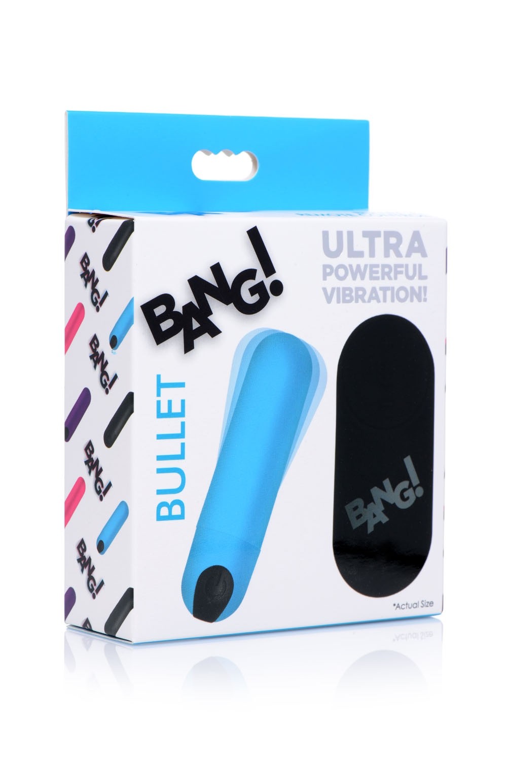 Remote Control Bullet Vibrator Blue | Rechargeable Waterproof Mini Personal Mas