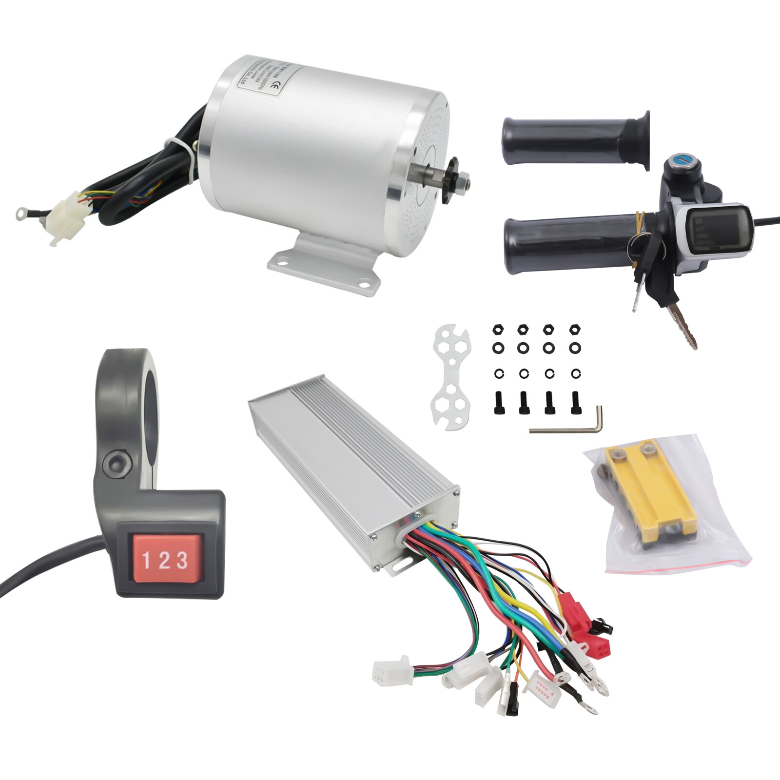 48V 2000W Adjustment Brushless Electric Motor Controller BLDC for Go-Karts ATV