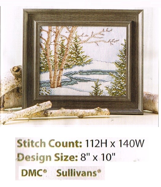 WINTERSCAPE  CROSS STITCH PATTERN ONLY   YD   REQ