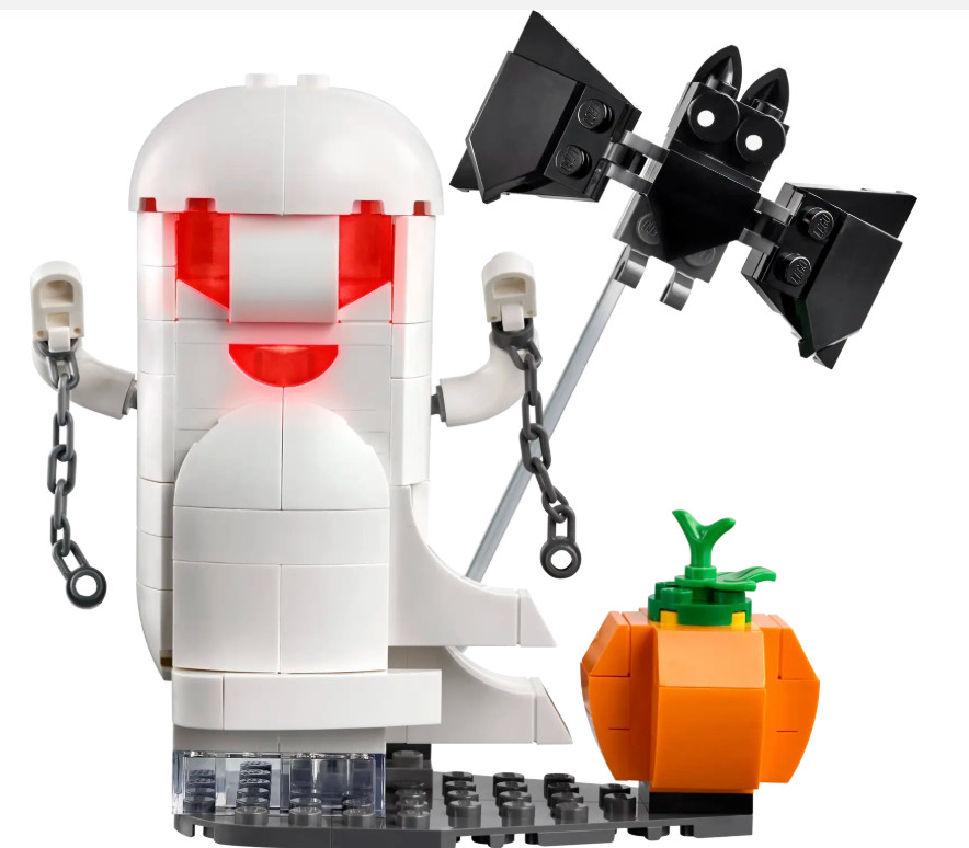 LEGO #40772 Celebration Series GWP–Luminous Ghost: Includes Light Brick!