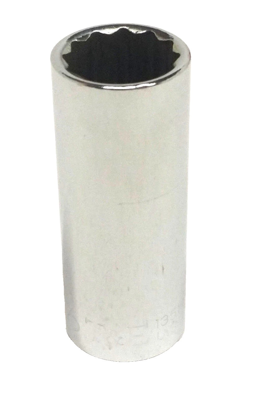 T&E Tools 13518 12 Pt. 9/16" SAE 3/8" Drive Deep Socket "MADE IN THE USA"