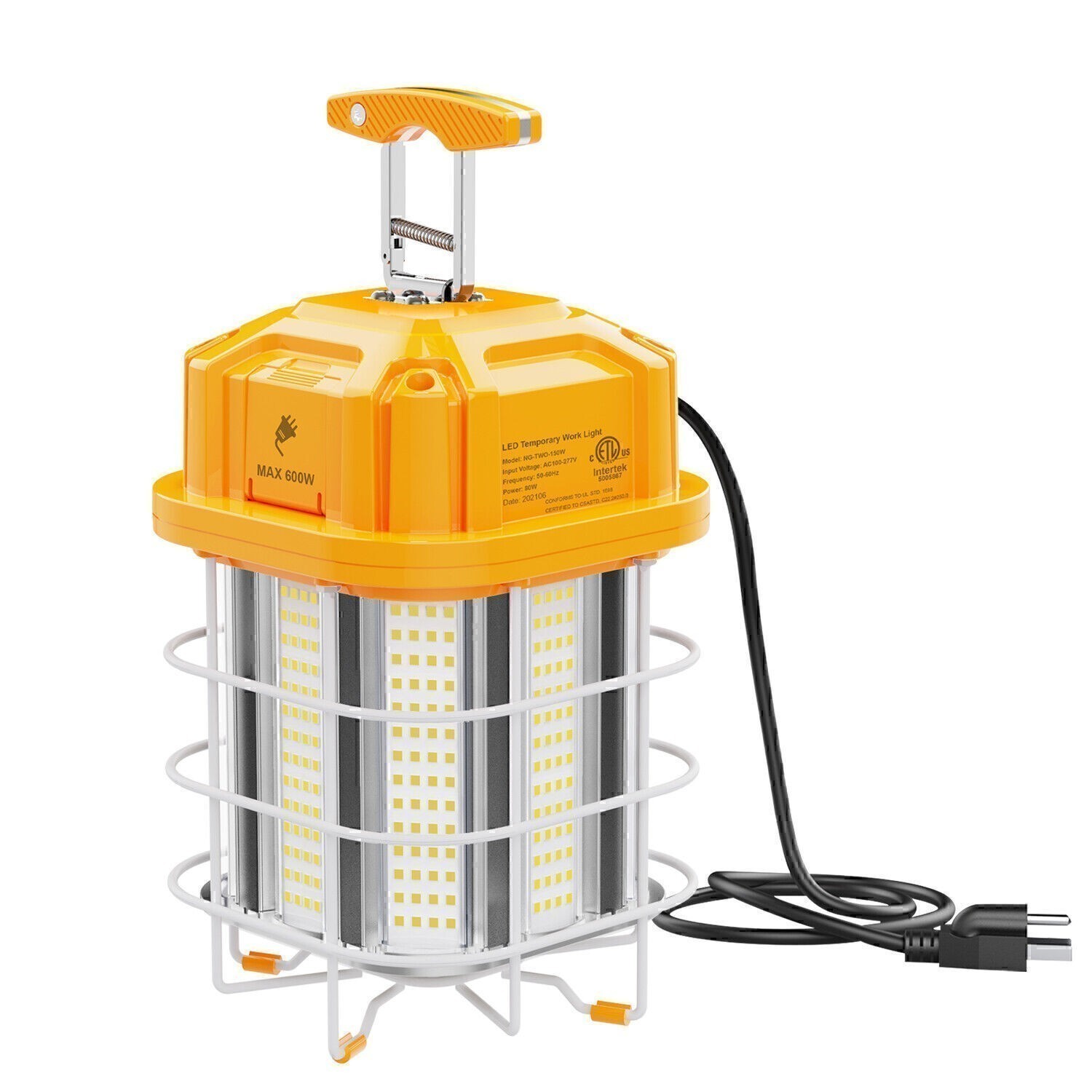 100W LED Temporary Work Light 5000K 14500Lm 400W /HPS Hanging Construction Light