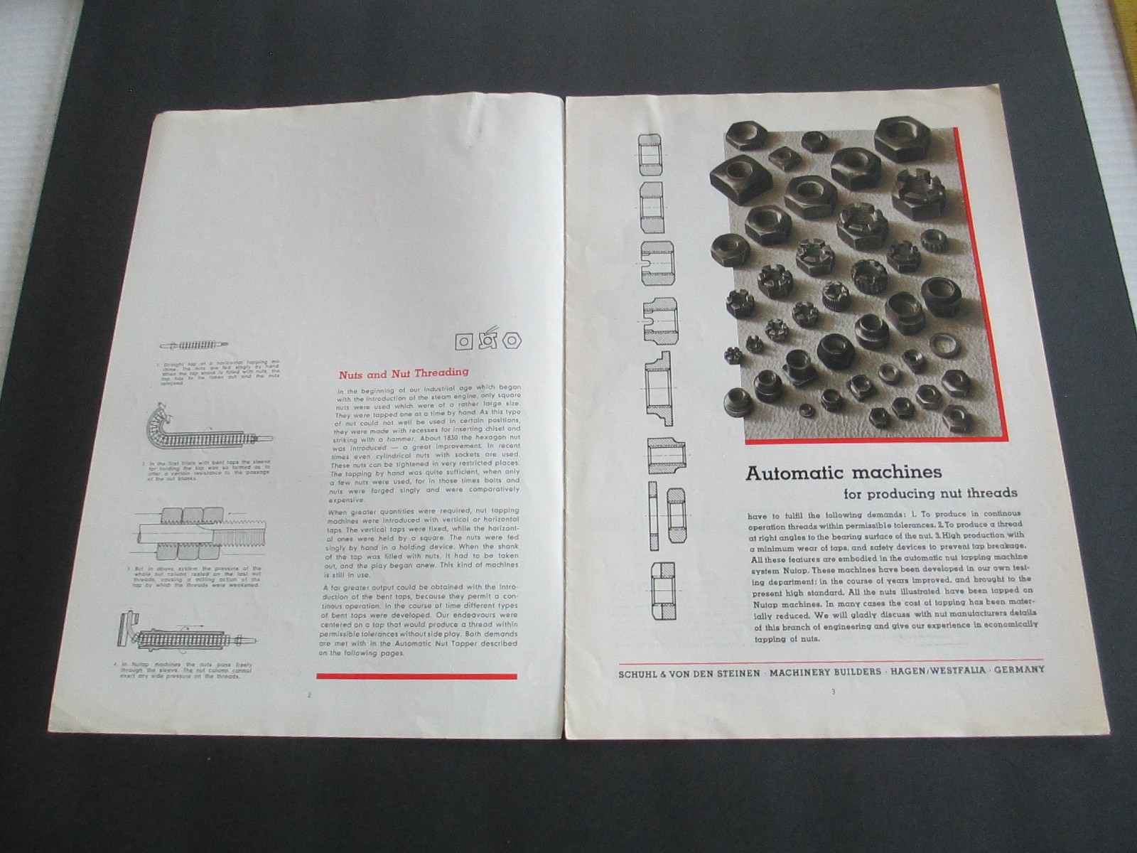 NUTAP Nut Tapping Machine Brochure Spec 12 pages B59