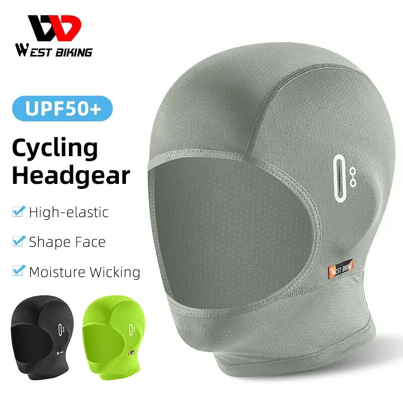 WEST BIKING Cycling Motorcycle Cap Balaclava Summer Helmet Hat Sports Headgear