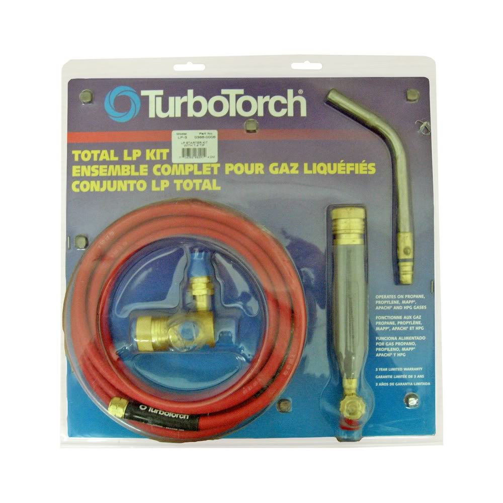 Turbotorch 0386-0006 LP-3 Torch Kit Swirl, Map-Pro/Lp Gas