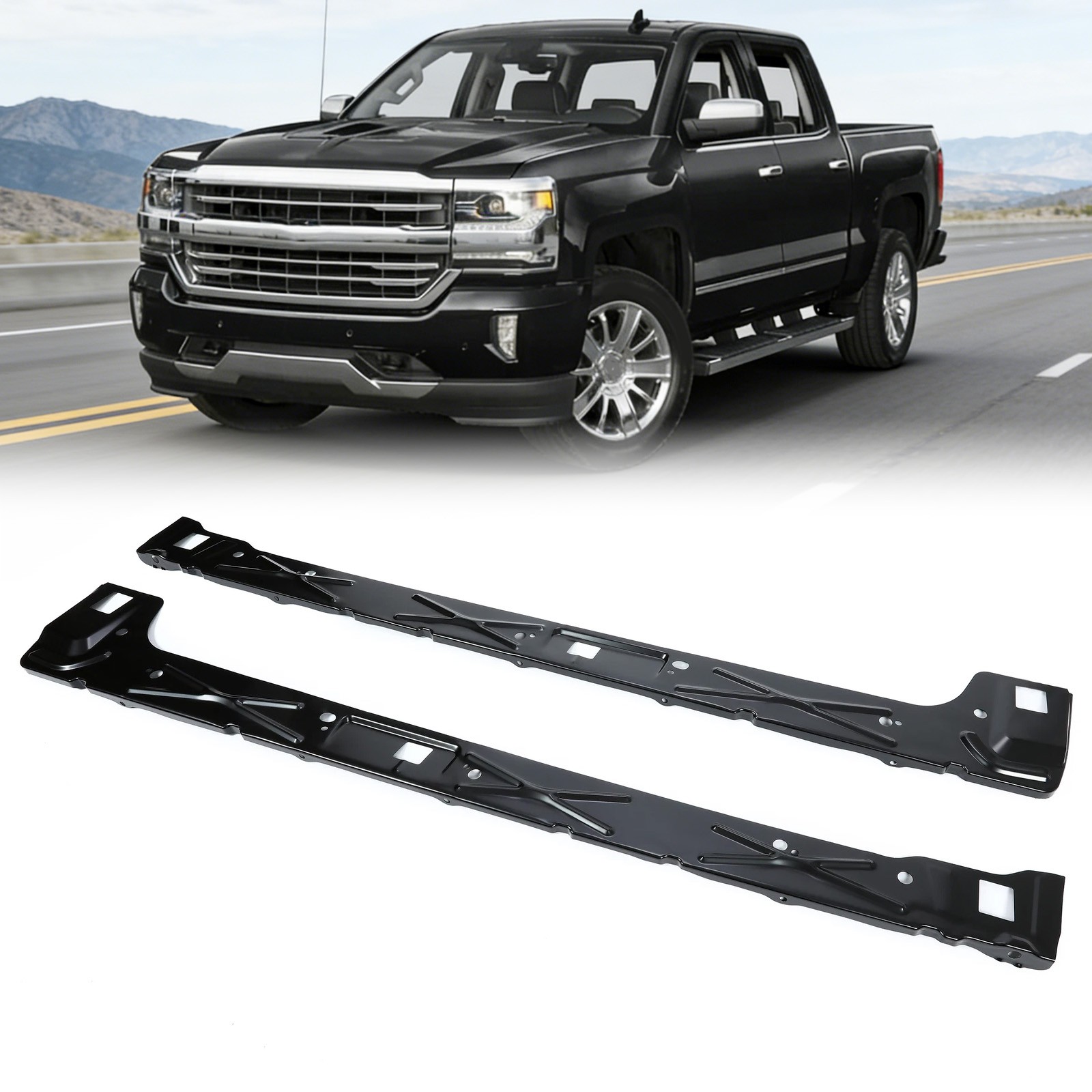 For 99-18 Chevy Extended Cab Inner Rocker Panel, GMC Truck 4 Door Ext Cab Pair
