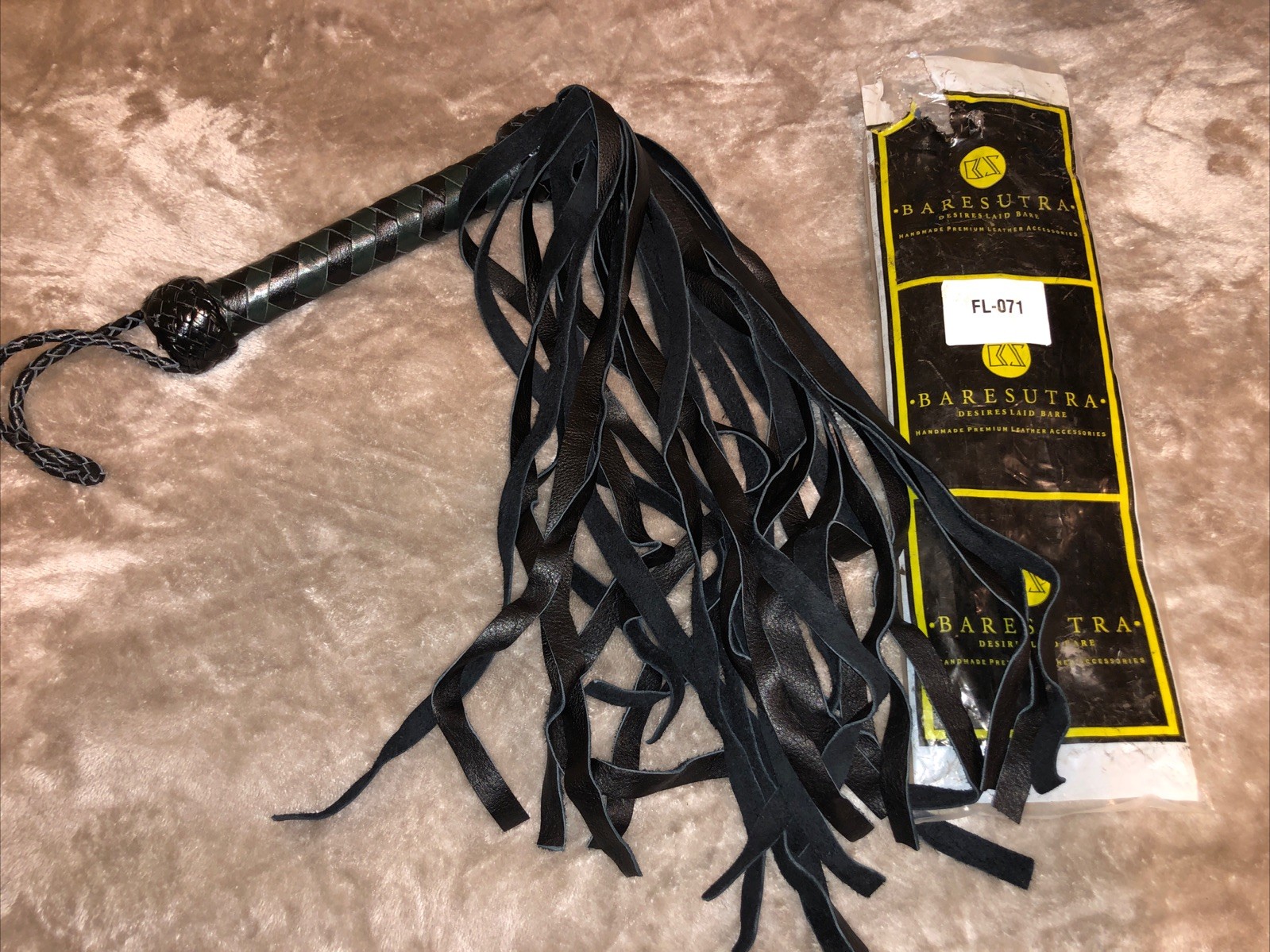 BARE SUTRA Training Tails | Fully Handmade Genuine Leather Knot Flogger *NEW*