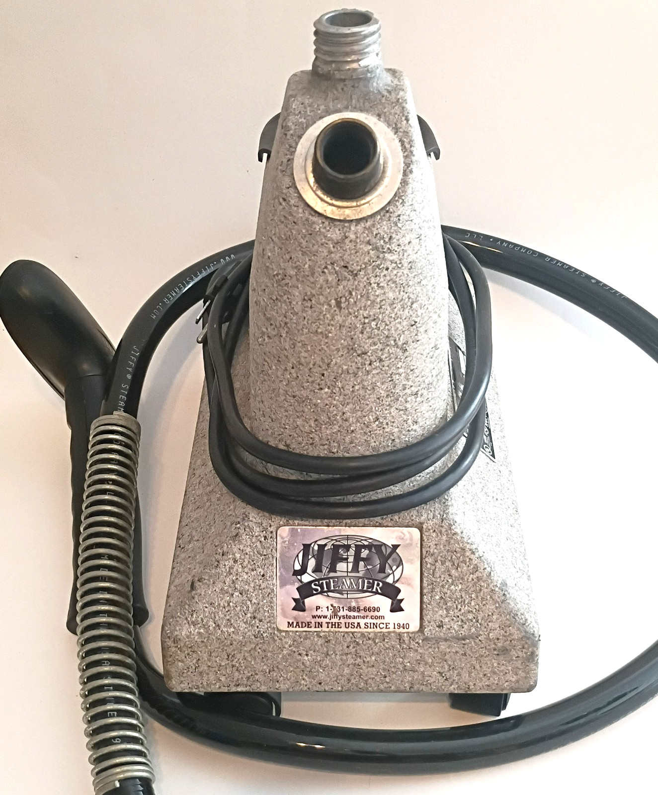 Jiffy Garment Clothes Steamer J-2 + Hose NO TANK POLE Works
