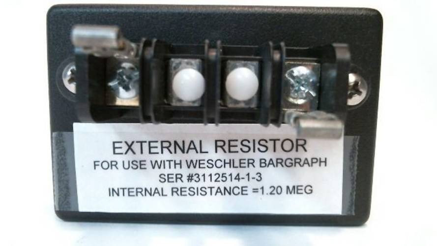 Weschler Instruments BG241 300 Max Scale: 0-300 Voltmeter with External Resistor