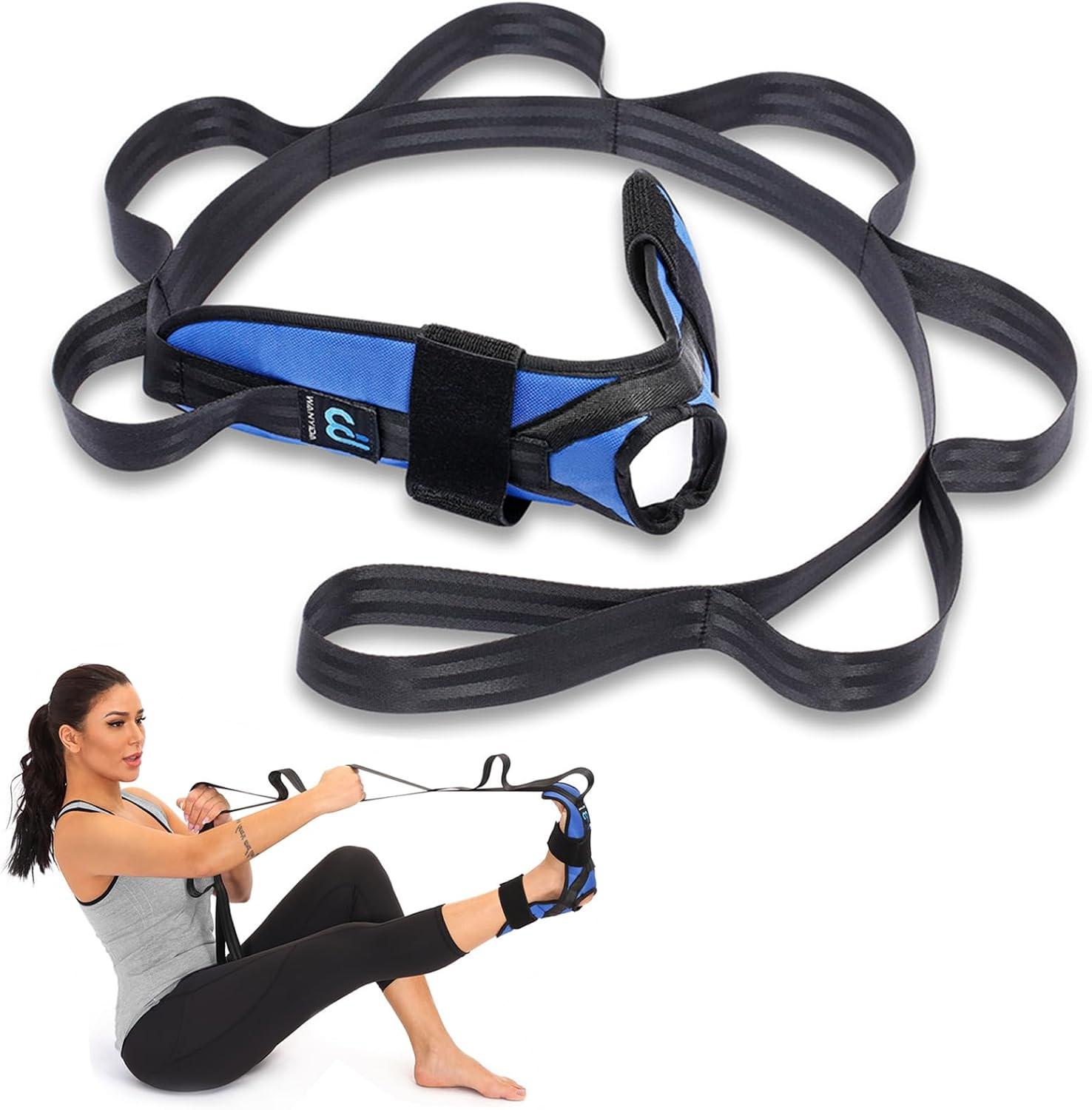 Foot and Calf Stretcher for Plantar Fasciitis, Achilles Tendonitis, Heel Spurs,