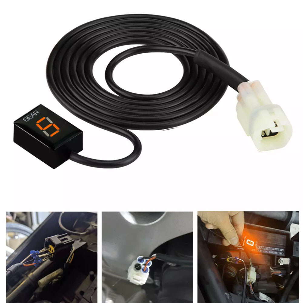 Motorcycle Orange LED Gear Indicator Parts For Honda CBR600RR CBR600F CBR1000RR