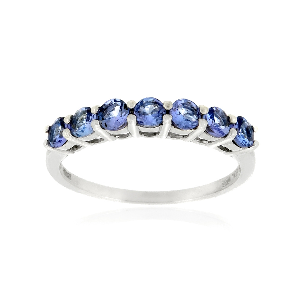 925 Sterling Silver 4/5ct Tanzanite Anniversary Ring