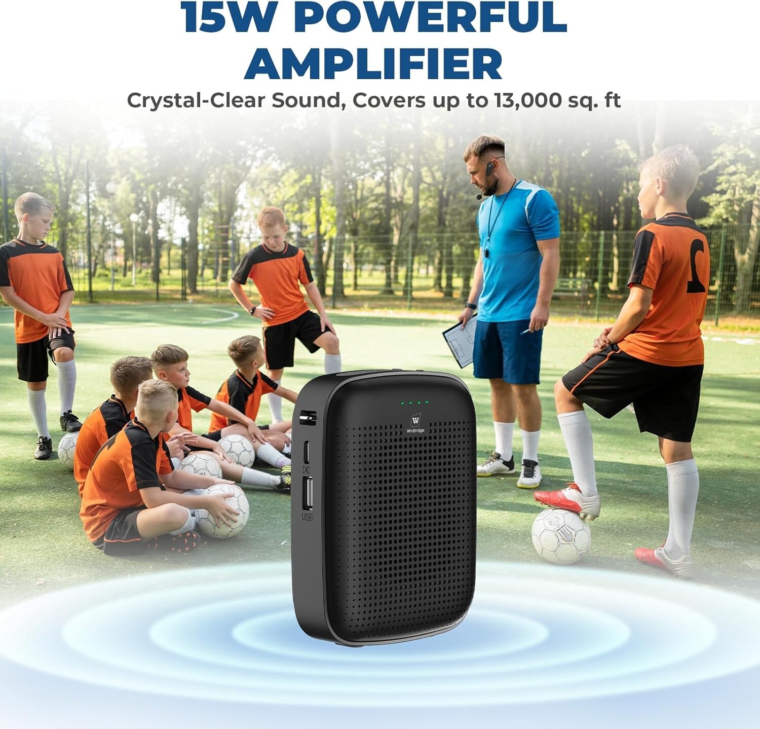 ✅Authenticity Guarantee-WinBridge Wireless Bluetooth Voice Amplifier,13.4oz-A002