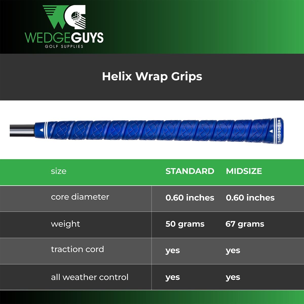 Helix Wrap Grips Bundle – Supreme Control w/ Increased Texture - All-Weather ...