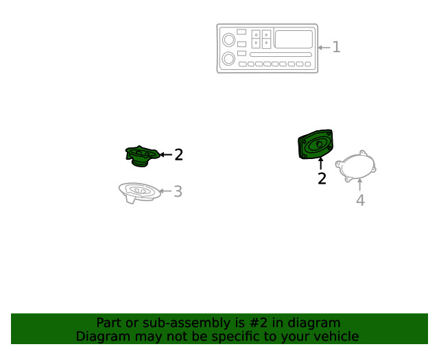 Genuine GM Speaker 15230992
