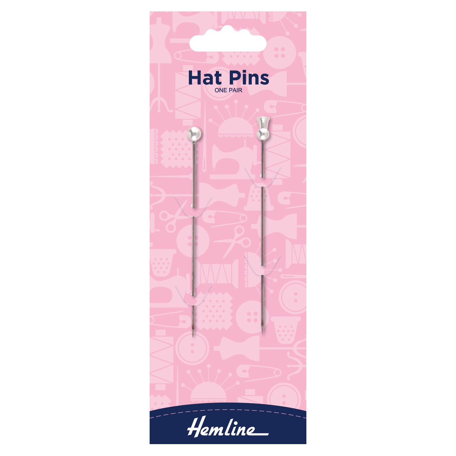 Hemline Hat Ball & Thistle Pins