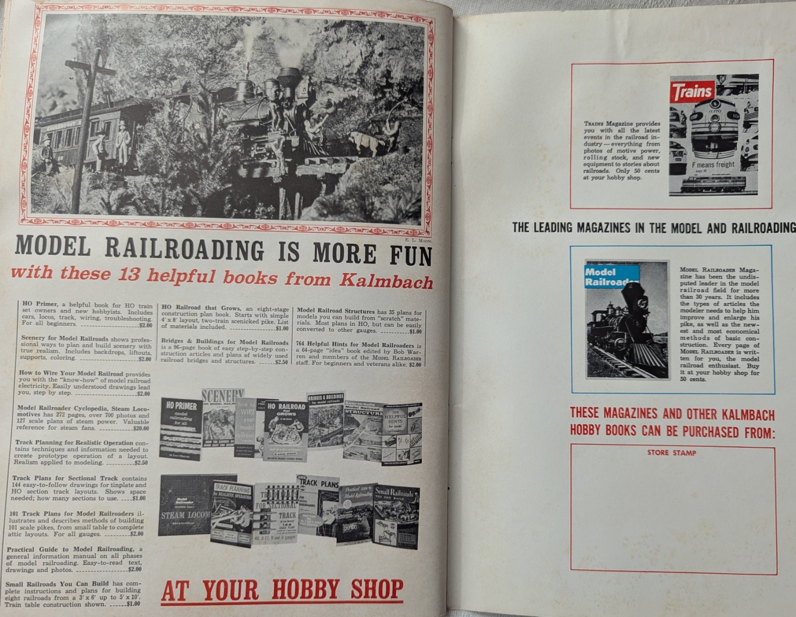 ***VINTAGE 1964 HO PRIMER MODEL RAILROADING FOR ALL BOOKLET***