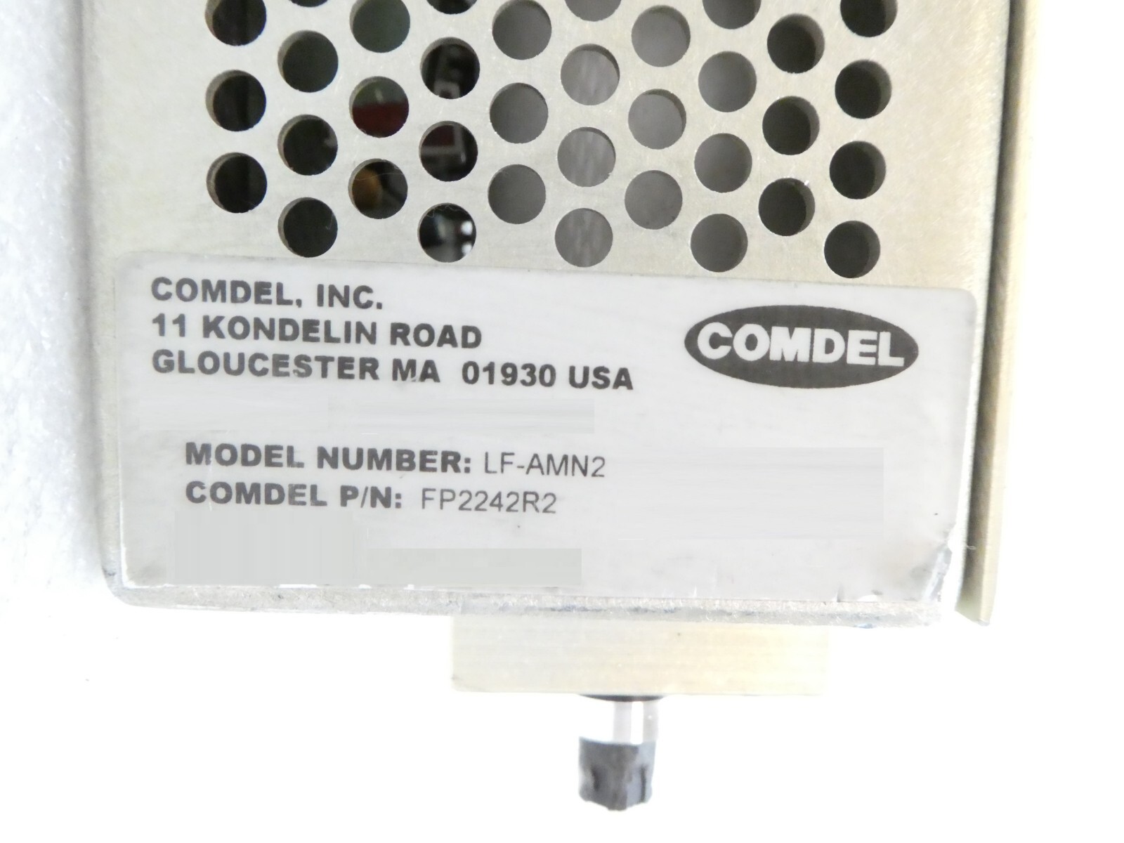 LF-AMN2 Comdel FP2242R2 MatchPro Low Frequency Matching Network Working Surplus