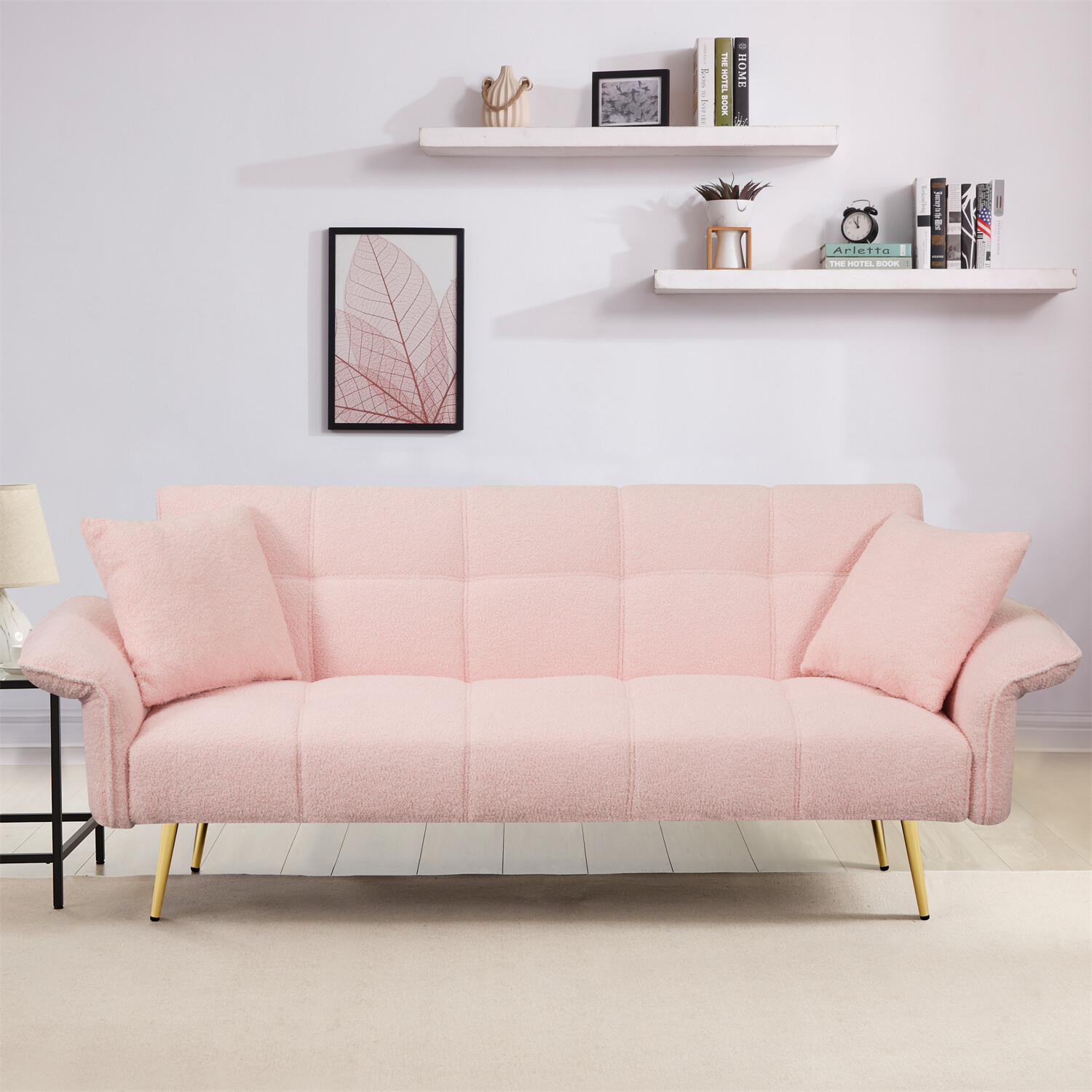 Convertible Sleeper Sofa Bed Futon Sofa Couch Folding Recliner Sofa New