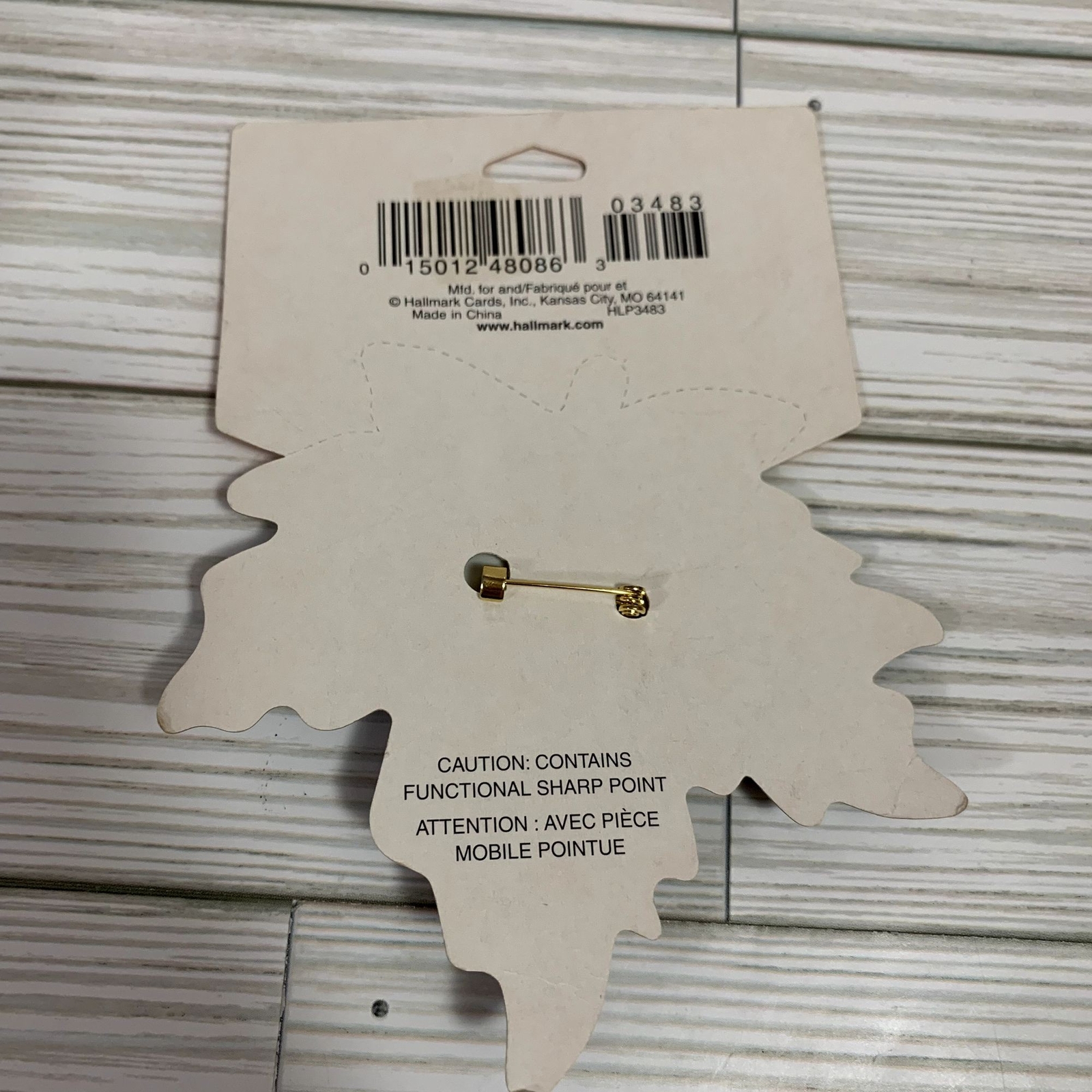 Vintage Hallmark Pumpkin Resin Pin New