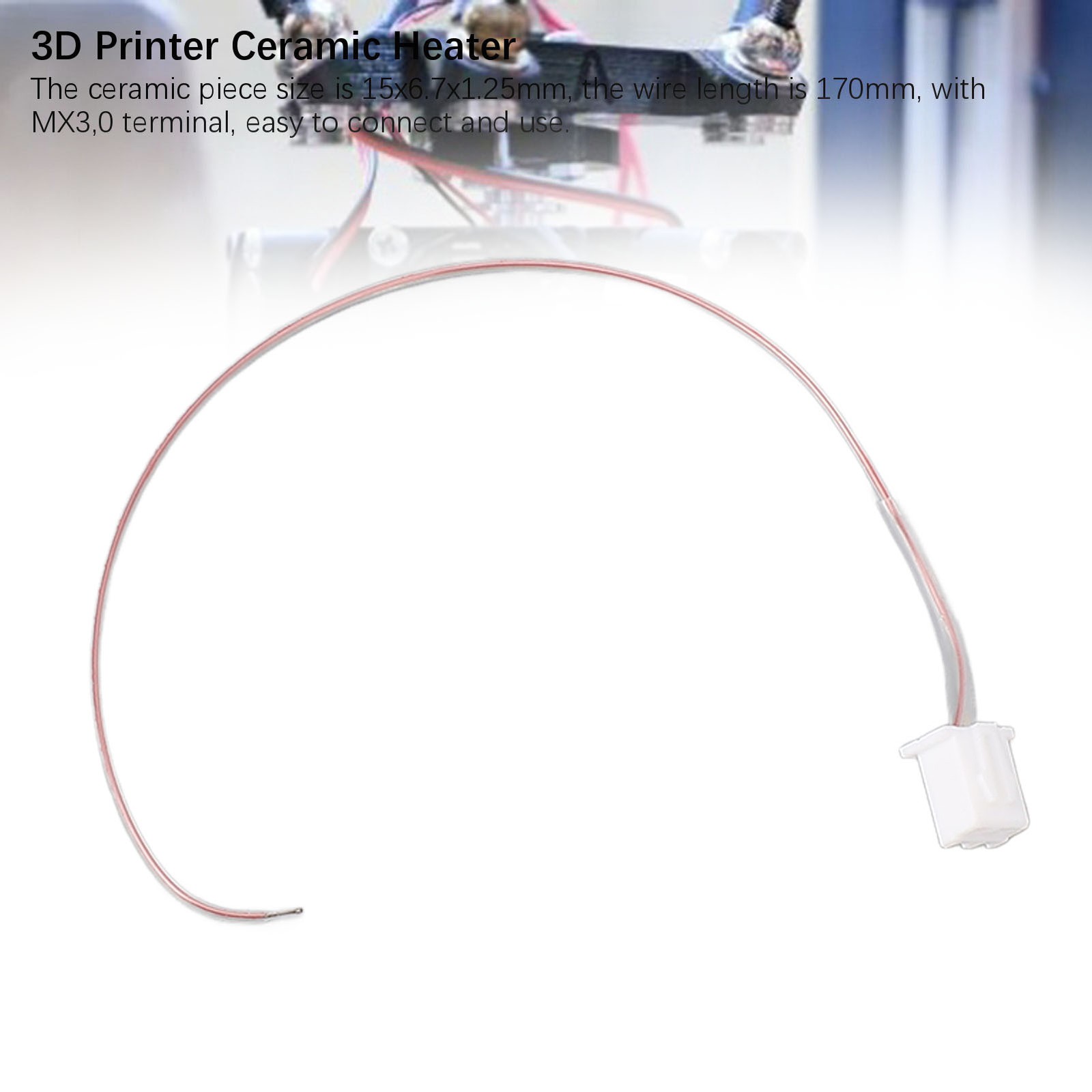 2Pcs Thermistor 300℃ High Temperature Sensor Accurate Detection For QIDI Q1 Pro