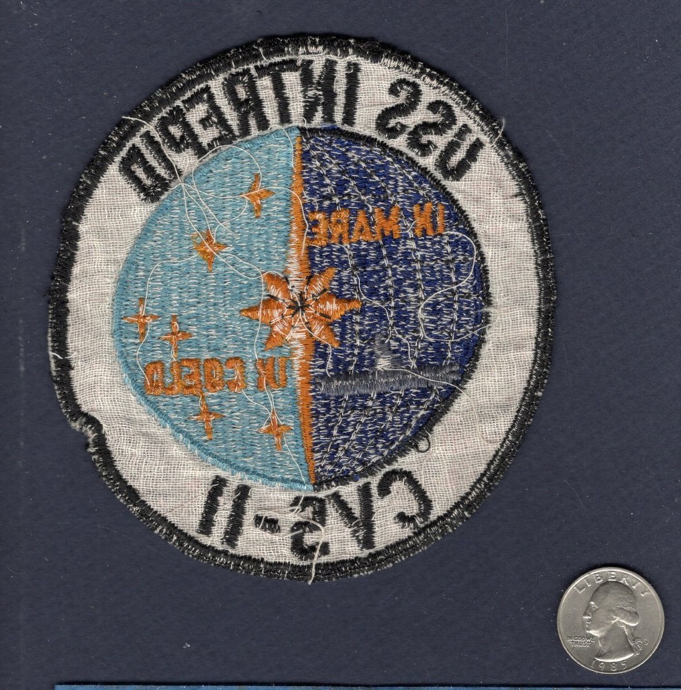 Original CVS-11 USS INTREPID US NAVY Antisubmarine Carrier Squadron Patch