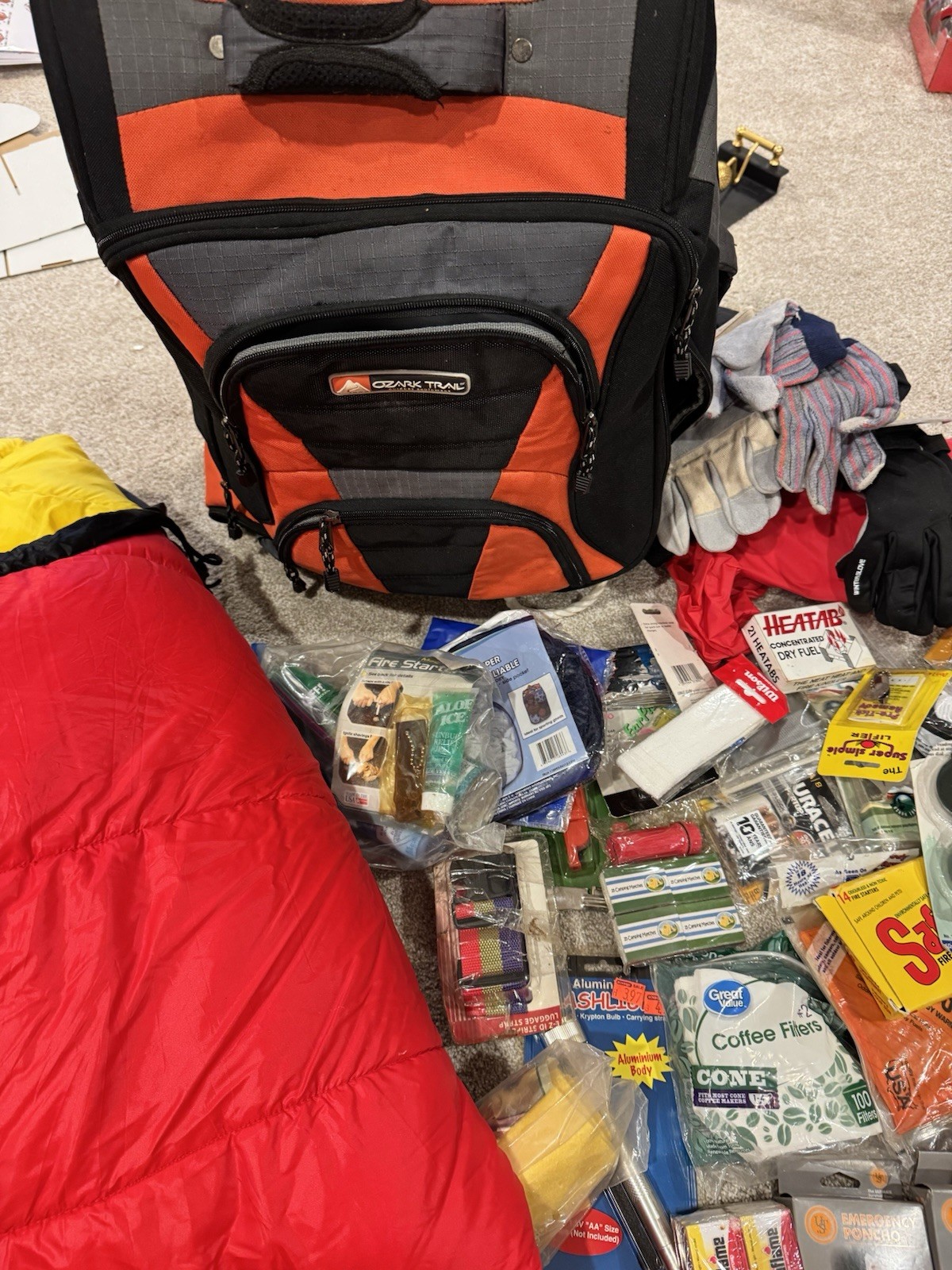 Bug Out Get Home Emergency Survival Edc Bushcraft Hiking Ultralight Bag Wife Kid