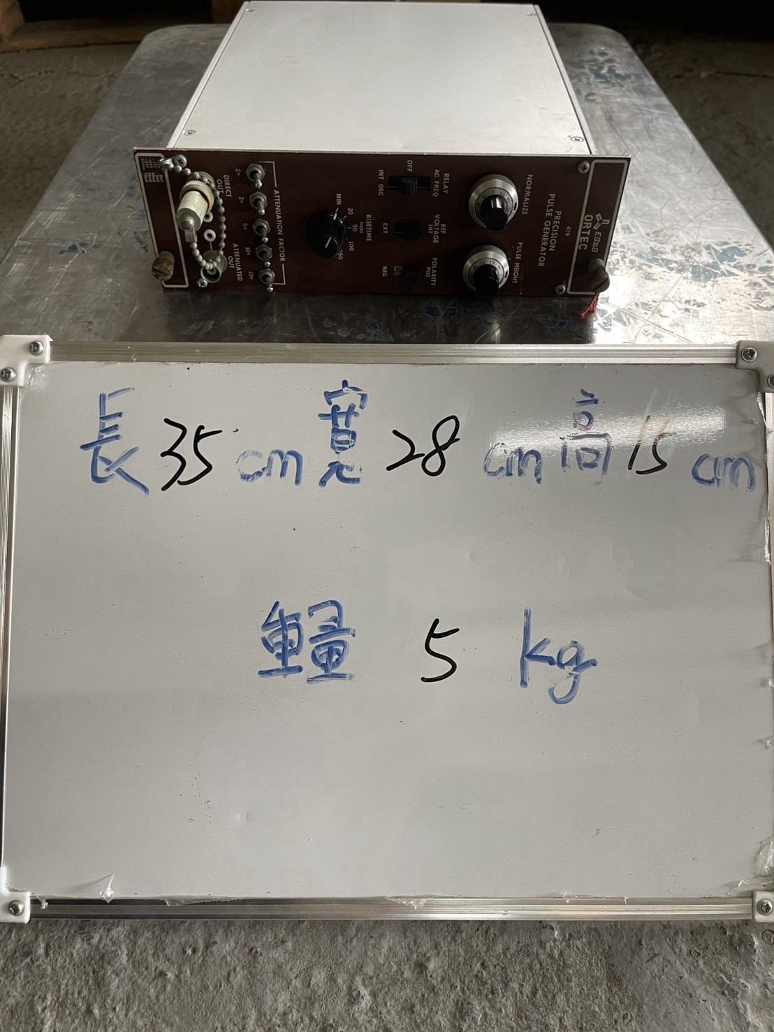 EG&G ORTEC 419 Precision Pulse Generator NIM Module Untested As-Is