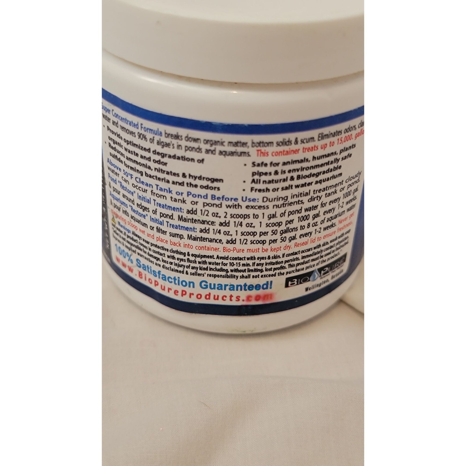 Bio-Pure Pond & Aquarium Restore