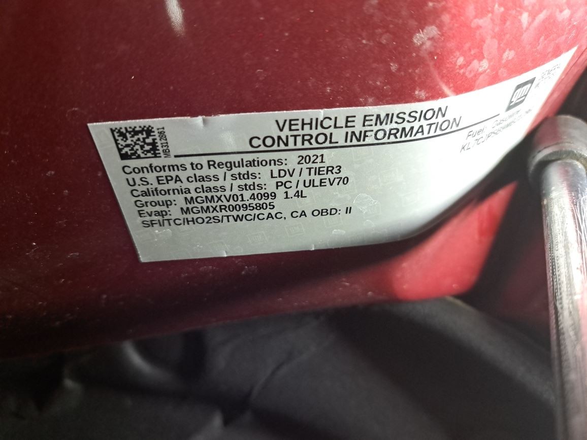 Rh Passenger Side 2021 Trax Camera/Projector Sku#4361069