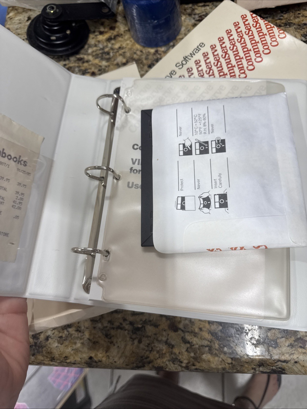 1983 Commodore 64 CompuServe VIDTEX Enhanced Terminal Communications Software