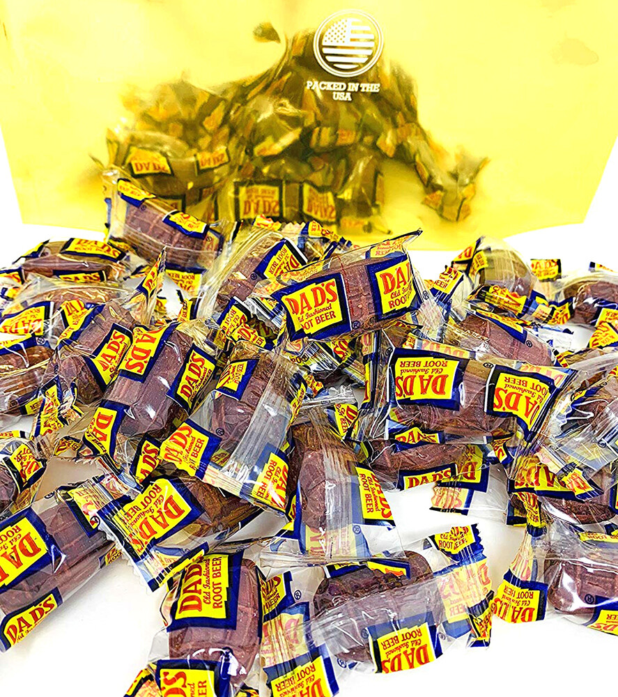 SweetGourmet Washburn Dad's Wrapped Root Beer Barrels - 3 Pounds FREE SHIPPING!