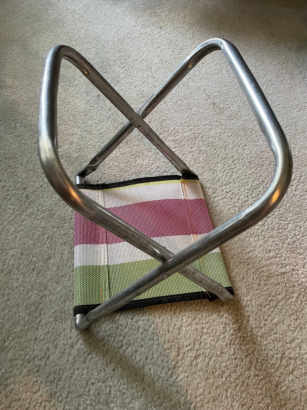 Mini Retro Folding Camping Foot Aluminum Stool