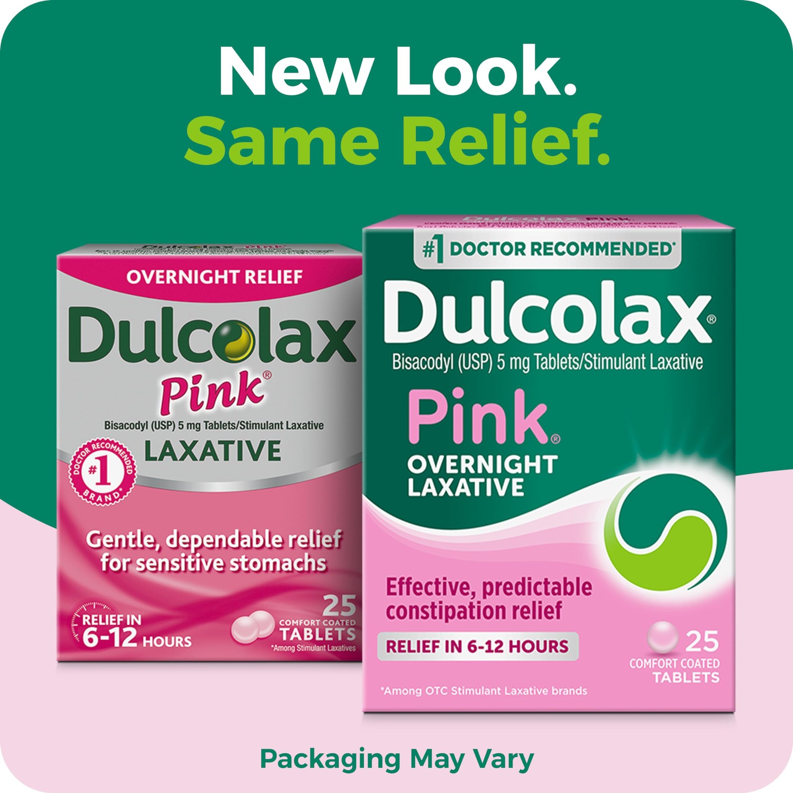 3/27 Dulcolax Pink Stimulant Laxative Tablets, Overnight Laxative, Predictable &