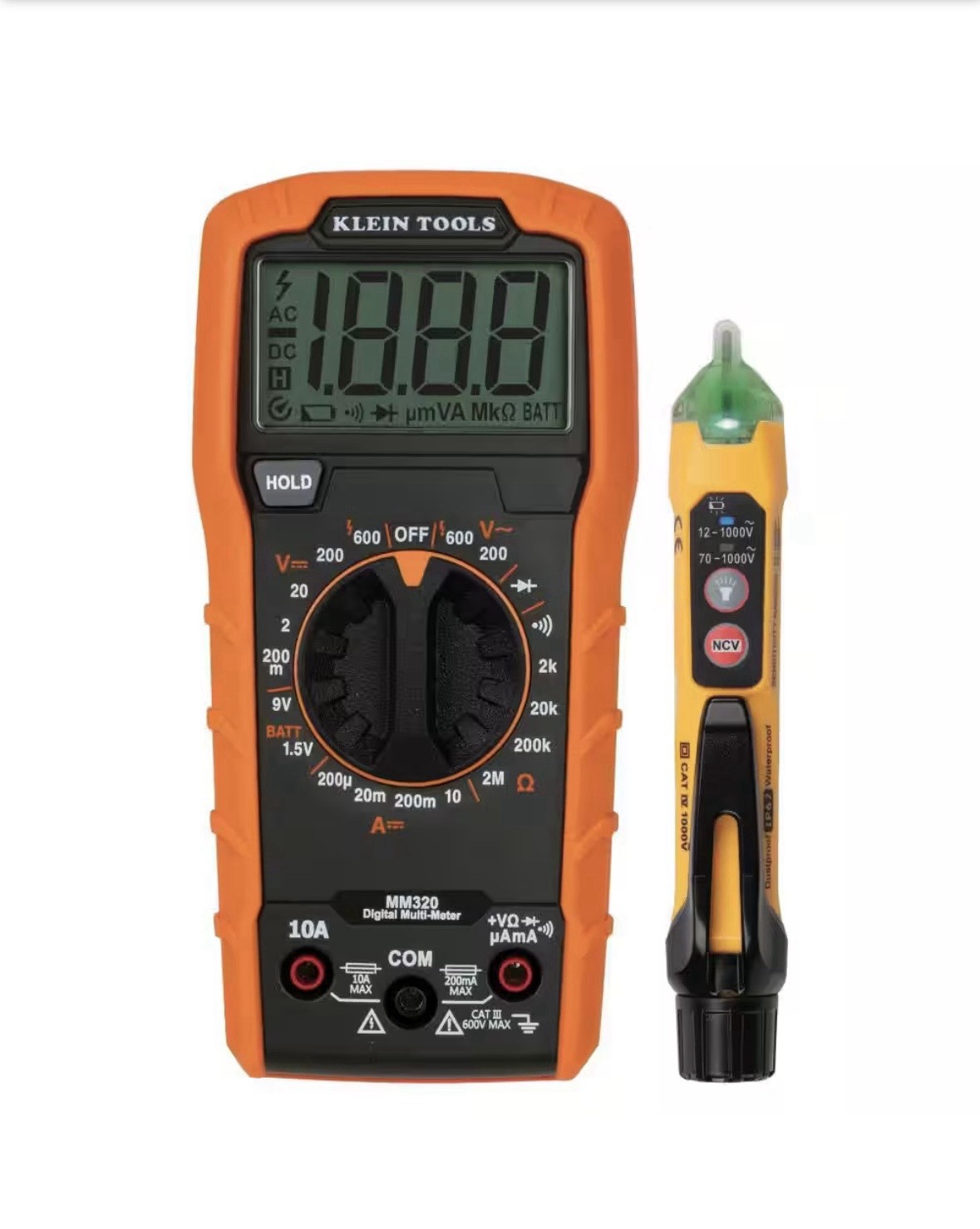 Klein Tools Digital Multimeter and Non-Contact Voltage Tester Set 25KIT1.