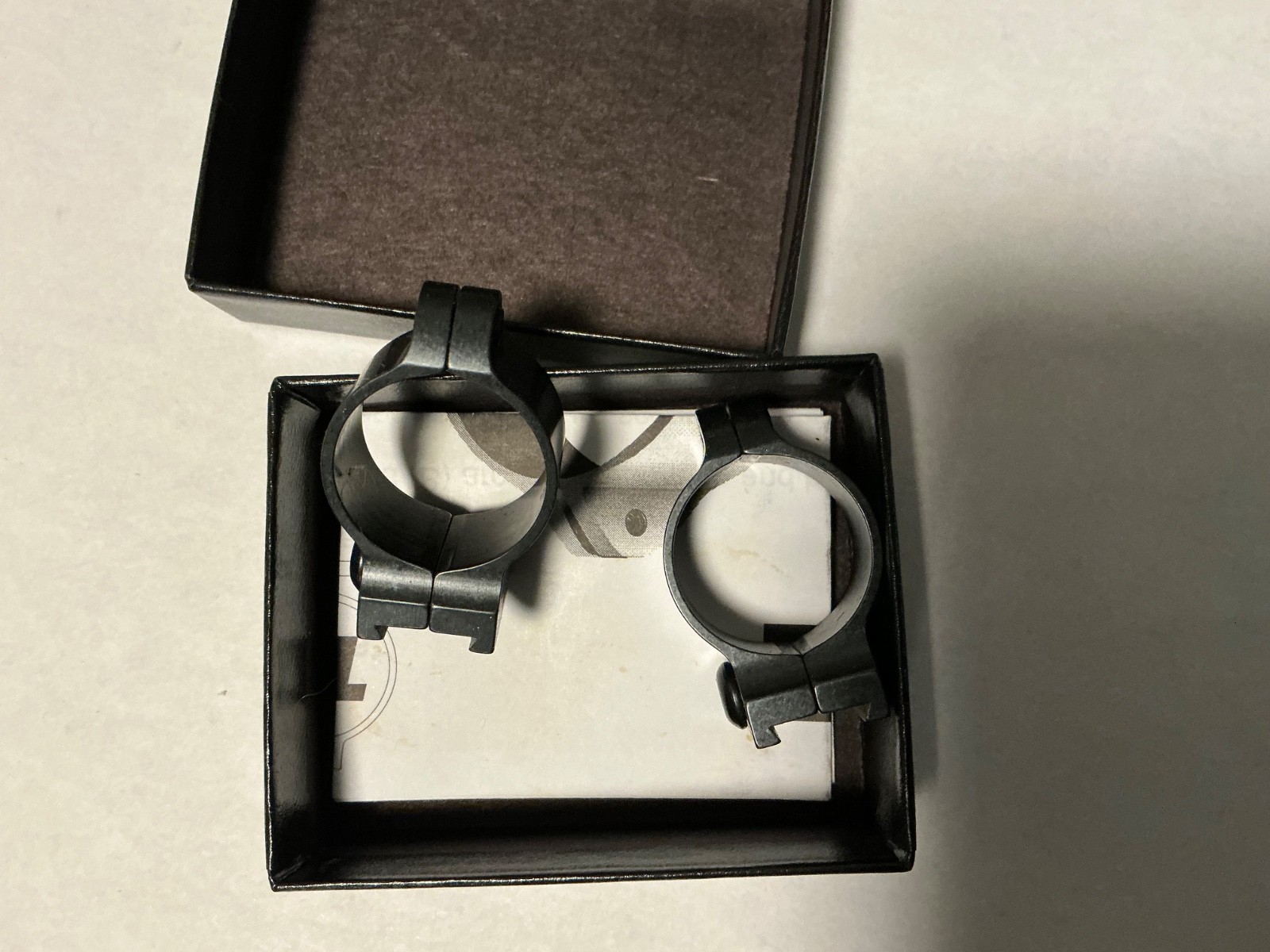 Talley Steel 1" Low Fixed Scope Rings 100003