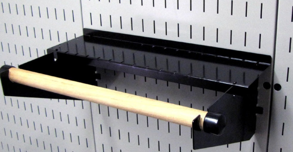 Wall Control ASM-HS-1694 B 4in Shelf Assembly with Rod Black New Sealed