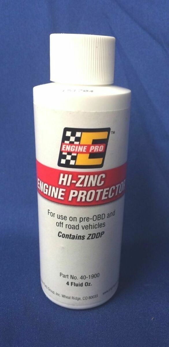 Hi-Zinc Engine Protector Oil Additive - ZDDP - Protect Your Engine!