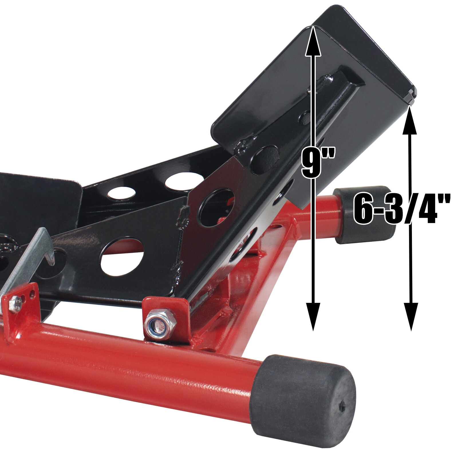 Dragway Tools Motorcycle Wheel Chock Locking & Adjusting Stand 16" - 21" Tire