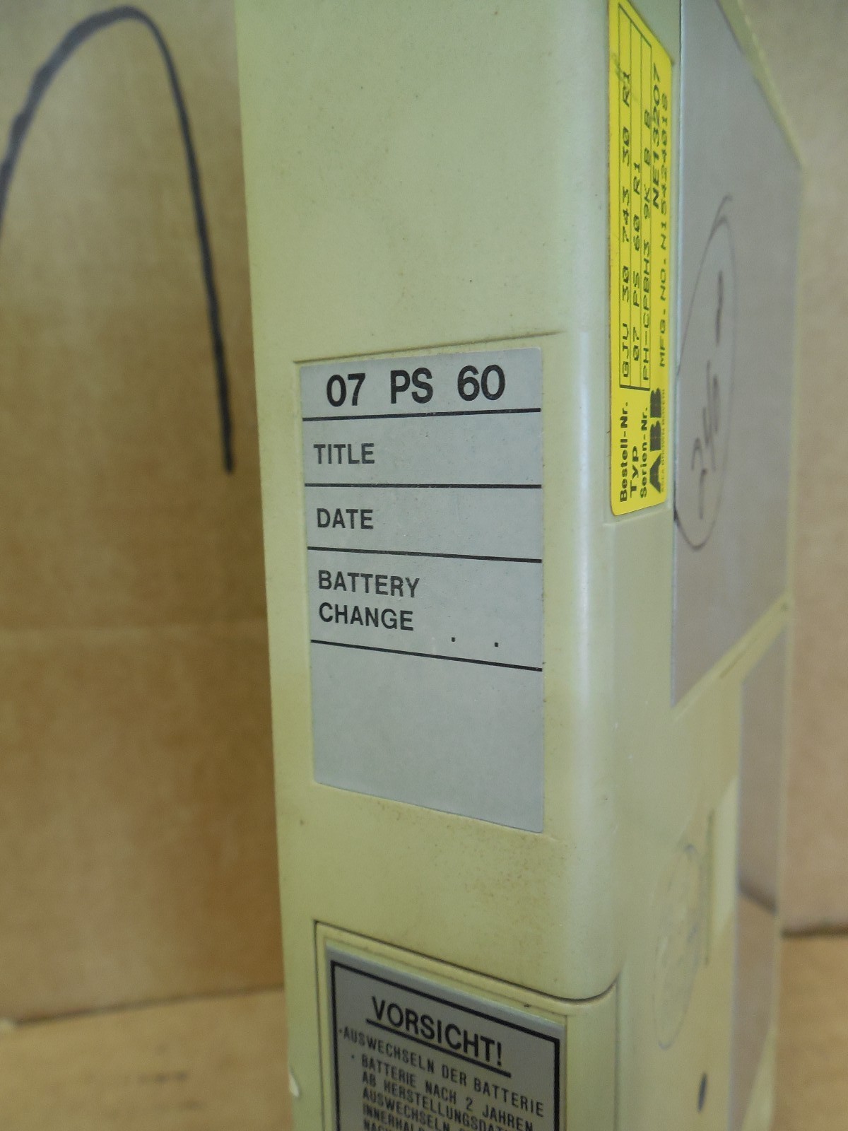 ABB 07-PS-60 Program Memory Module GJV3074330R1 07PS60R1 Used