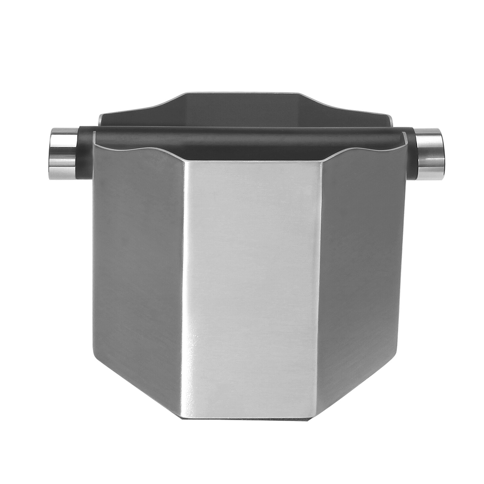 Espresso Knock Box for Coffee & Espresso Grounds Removable Bar & Non-Slip Base