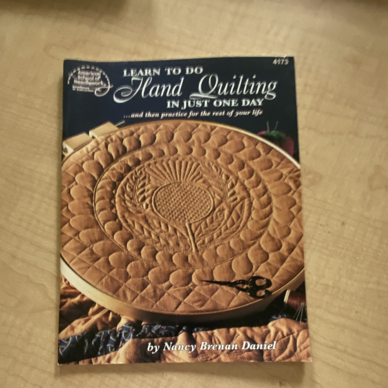 American Handwork Hand Quilting Book Learn in One Day by Nancy Brenan Daniel