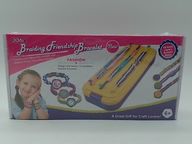 DDAI Purple Braiding Friendship Bracelet Kit For Girls Ages 6+ With Tools