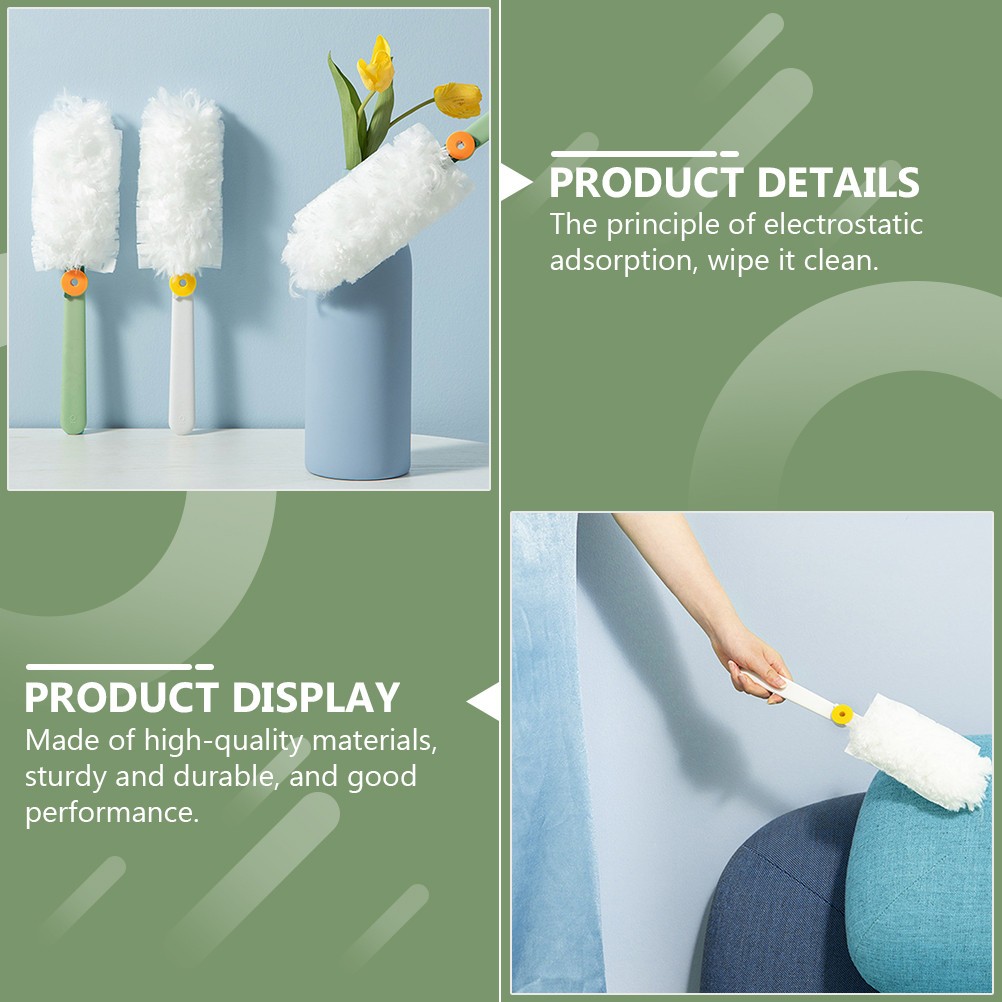 2pcs Removal Dusters Dusters Cleaning Supplies Rotating Dust